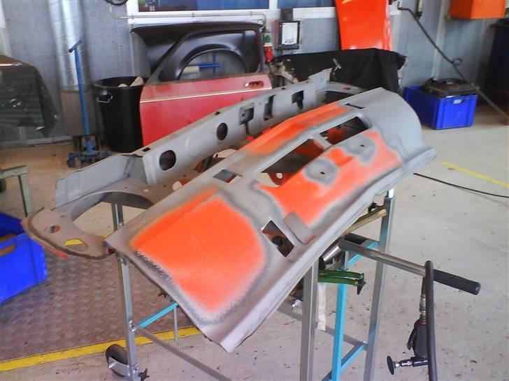 Opel kadett c coupe - en hugger front er kommet hjem fra sandblæsning billede 16