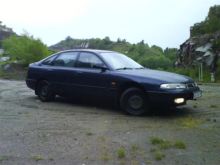 Mazda 626 combi coupe - dagen jeg købte den.. hvor den lige er kommet hjem billede 4