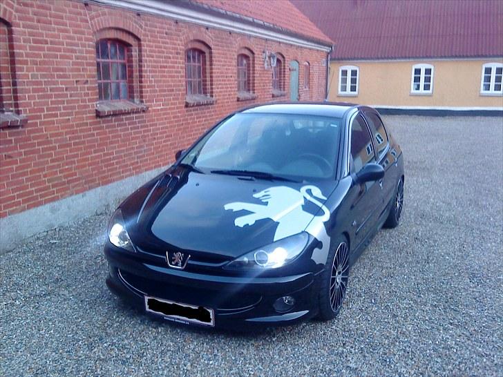Peugeot 206 - xenon ser bare for fræk ud!! billede 1