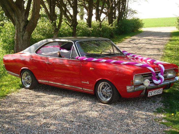 Opel Commodore A Coupé - Pyntet til galla-kørsel for min lillesøster... billede 10