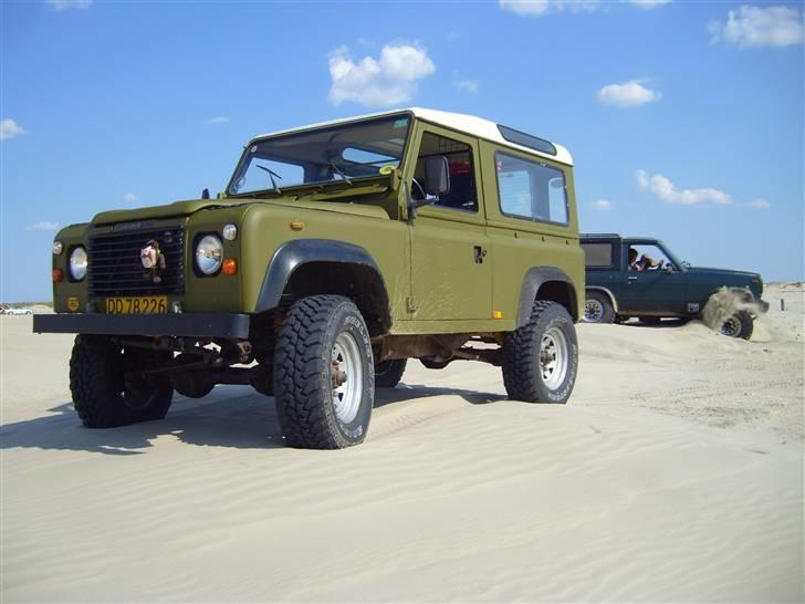Land Rover Ninety / 90 / Defender. - Sol, sommer og masser med sand...på Rømø. billede 11