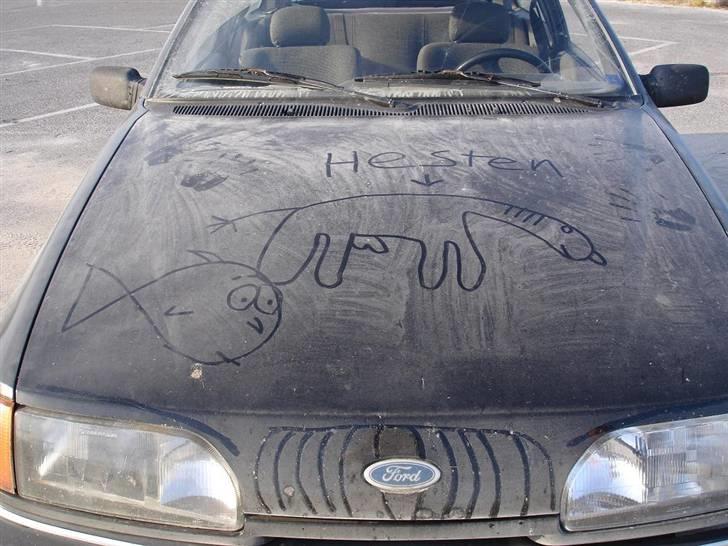 Ford Sierra 1.6 (Solgt) - her er den gejlet hjelm billede 2