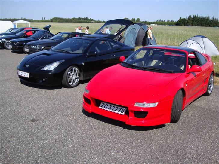 Toyota Celica 1,8 GT   - Sammen med min mr2 som også var med til DHB billede 8