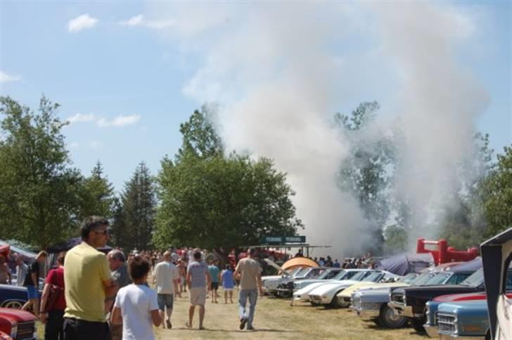 AMC Hornet Sportabouth - Bilde af en af mine burnouts ned fra campingvognen aalborg 7-6-08 billede 3