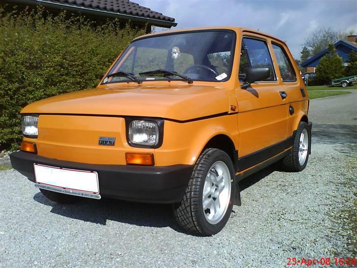 Polski Fiat 126 p "MALUCH" - med de små brede fælge, sommer 2008 billede 1