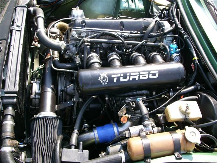 Saab 99 turbo16v Special - Nyrenoveret motor maj 2008. 344 hk. 410 nm. billede 15