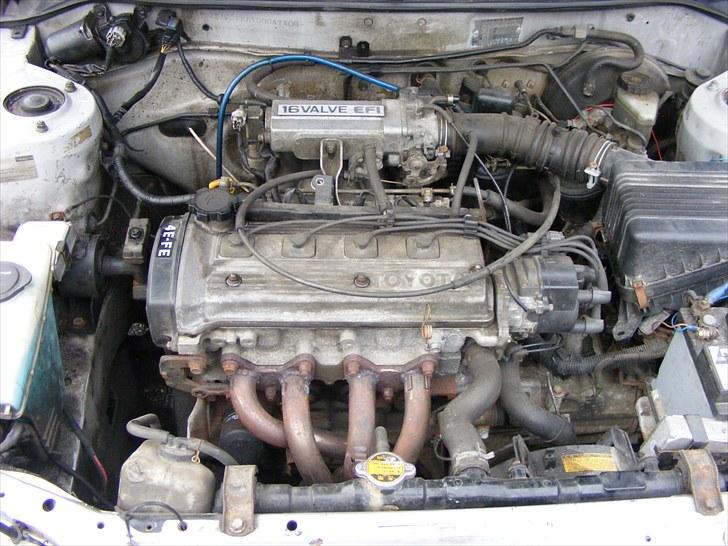 Toyota Corolla 1.3 xli 16v turbo - banan manifold fra en 1.6+ forrør. flancen er skiftet så den passer. self-made med hjælp fra en kammerat. kostede 800,- billede 12