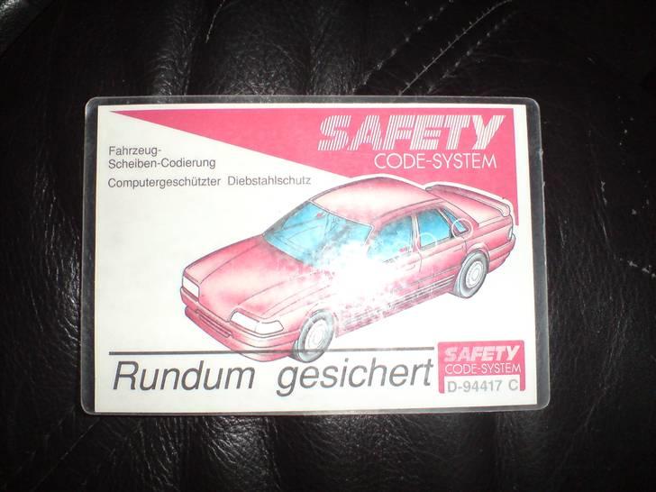 VW polo coupe solgt - kort til alarm billede 11