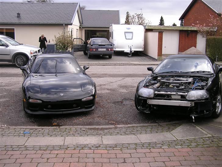 Mazda RX-7 - Min RX´er og min lillebrors Supra før den blev forvandlet... billede 9