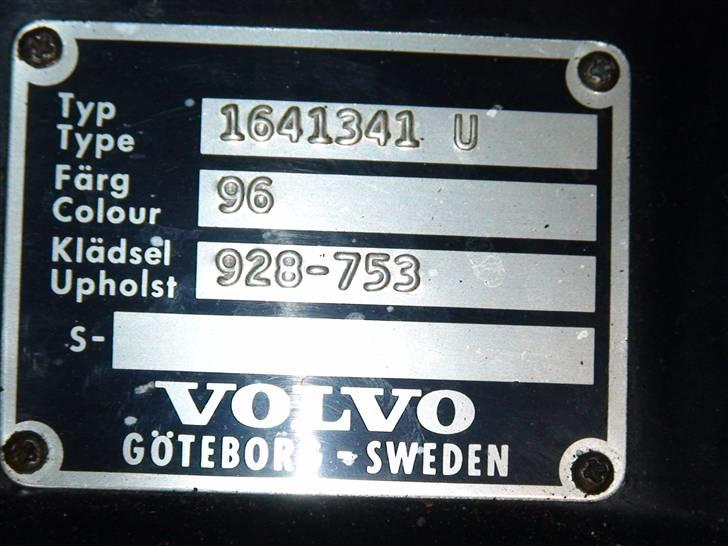 Volvo 164 - Det lille vigtige skilt billede 10
