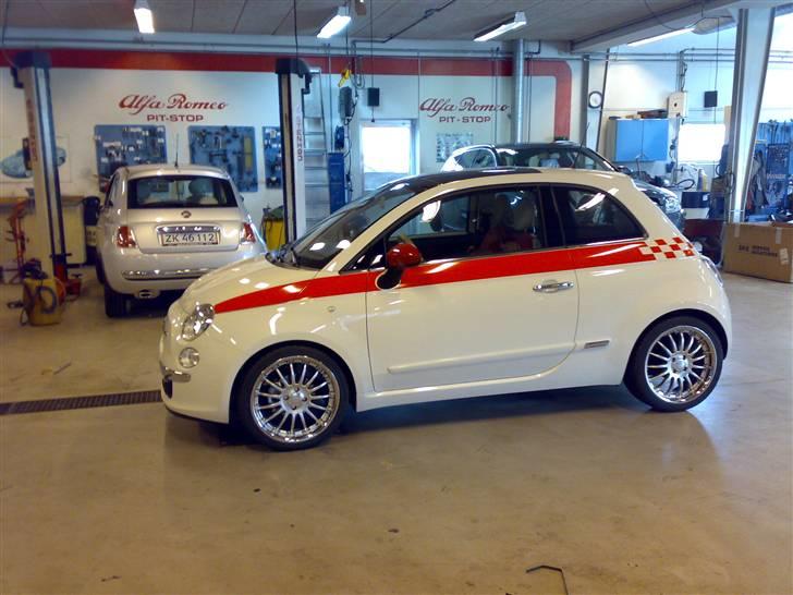 Fiat 500 1,3 Lounge  - så kom de på  billede 11