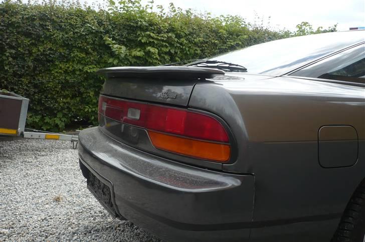 Nissan 200sx S13 Solgt - Gummi´spoilen til at bider efter en bøde vel ? grim er den ihvertifald billede 13