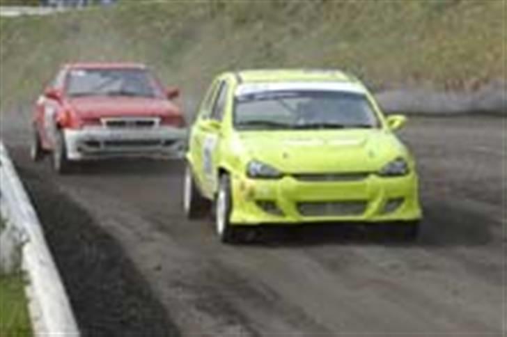 Opel  rallycross  solgt - der jagter jeg lige frøen . billede 5