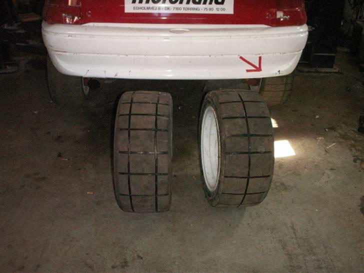 Opel  rallycross  solgt - det er fine dæk . billede 12