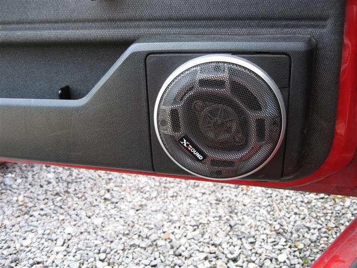 VW golf 2 SOLGT - så fik jeg byggede nye højtalere i døren det er sku lækkert nok billede 11