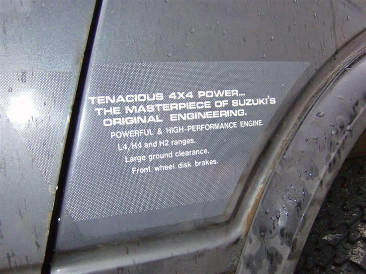 Suzuki SJ 413 Canvas (SOLGT) billede 6