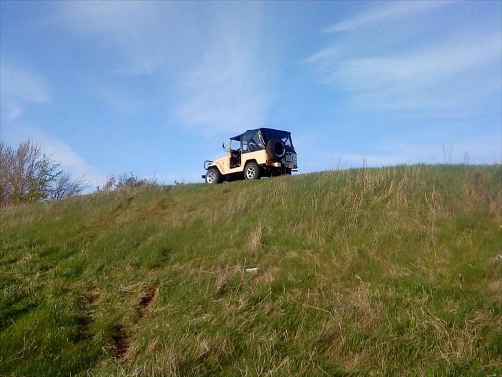 Toyota LandCruiser FJ40 2F 4.2L - på en bakketop billede 13