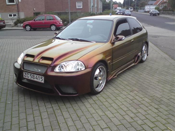 Honda civic - før den blev sænket billede 9