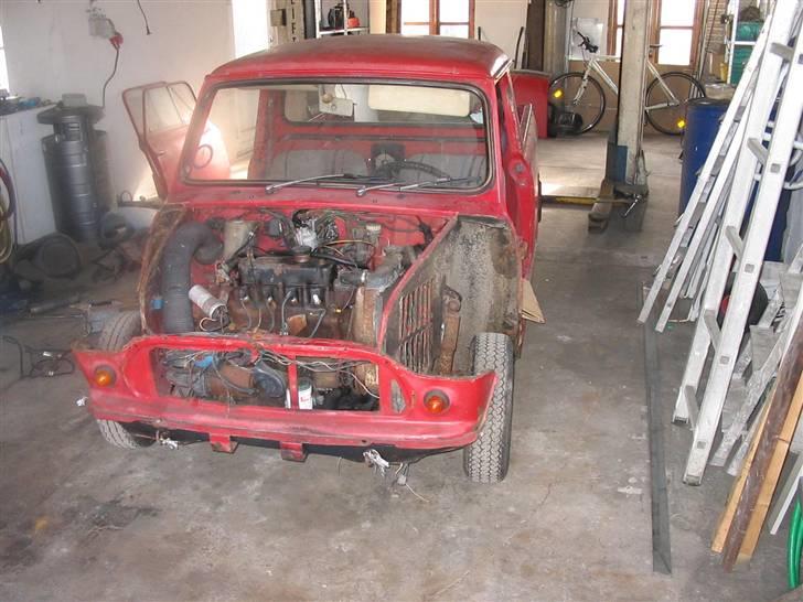 Austin-Morris Mini Pickup "SOLGT" billede 2