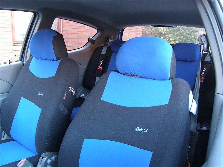 Chevrolet kalos 1,2 - 31/12/2010 ny blå og sort sæder betræk billede 14