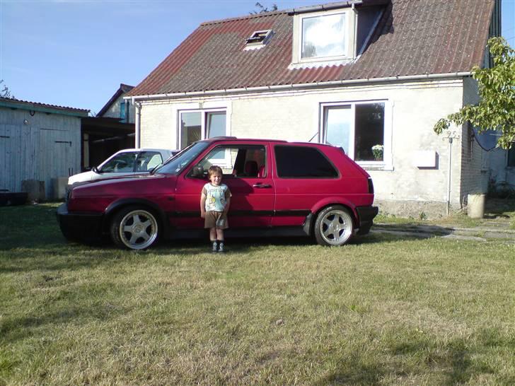 VW Golf 2 total skadet - min søn billede 5