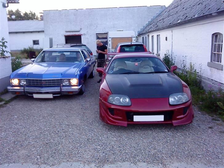 Toyota supra IV - Med de gamle fælge på samt spoile. Og inden kulfiberhjelmen blev lakeret.. billede 16