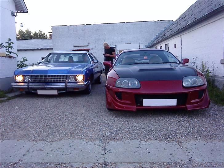 Toyota supra IV - Med de gamle fælge på samt spoile. Og inden kulfiberhjelmen blev lakeret.. billede 17