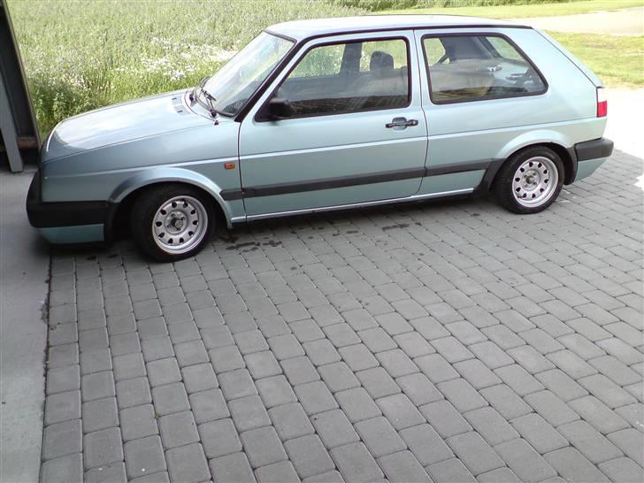 VW golf 2 * SLOW RIDER * SOL - havde lige de fælg i 3 dage :D billede 8