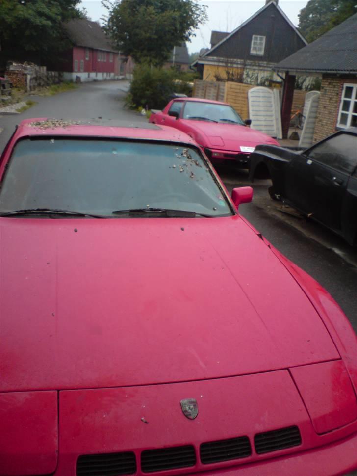 Porsche 924 - porsche forfra og min nye rx7 billede 18
