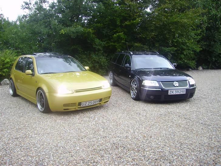 VW golf 4 gti turbo "solgt" - her sammen med min makkers super fede passat ,-) billede 12