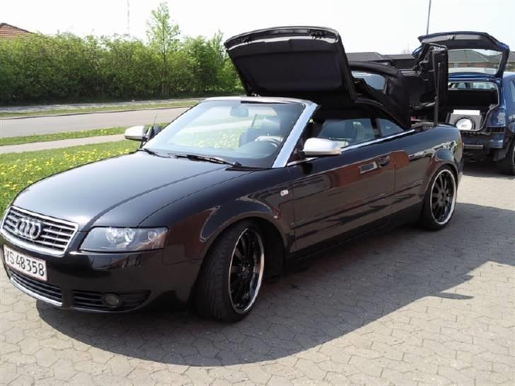 Audi A4 2,4 v6 Cabriolet SOLGT - NY BILLEDE SOM DEN ER NU :) /.M 50/50 sænket, s4 spejle, RNS-E Navi, p-watch billede 5