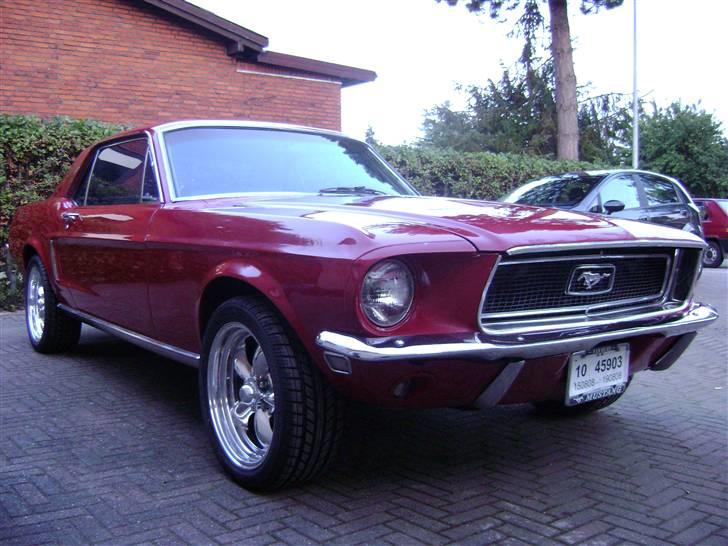 Ford Mustang 68 HT - ja her er den så lang vej i nu men det er en start... billede 3