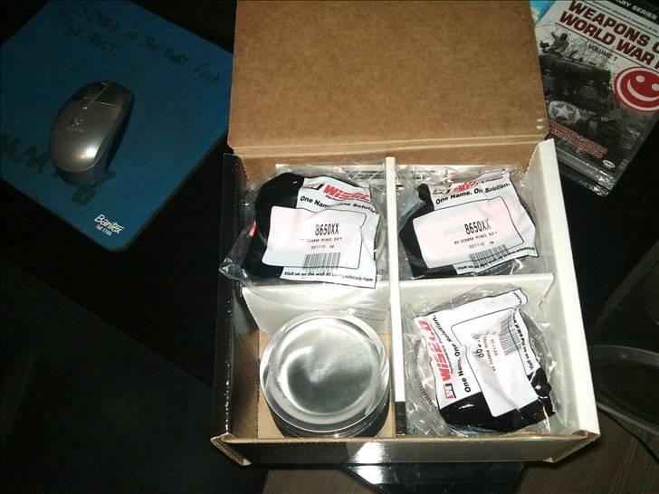 Ford Sierra 2.0i Turbo  - De helt nye smede stempler den 16v motoren :) 8.5:1 billede 6