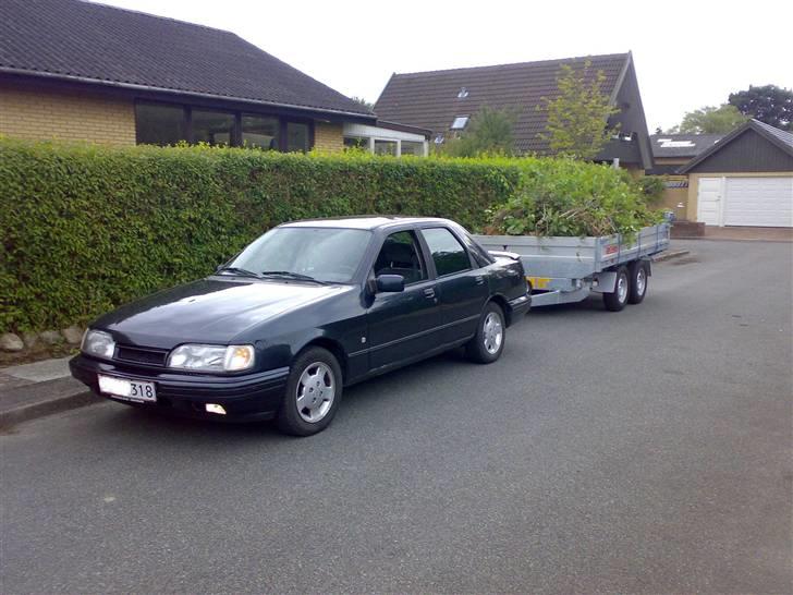 Ford Sierra 2.0i GT - Solgt - Min tidligere arbejdsgivers nye legetøj... 3 vejs tiptrailer med fj. el hejs... billede 10