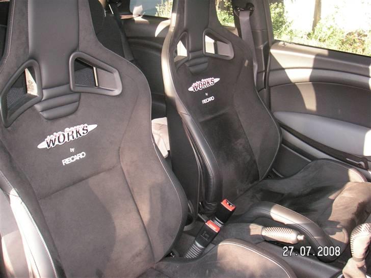 Mini Cooper D solgt - Orgi JCW sportssæde fra Recao til 15.000 kr pr. stk billede 15