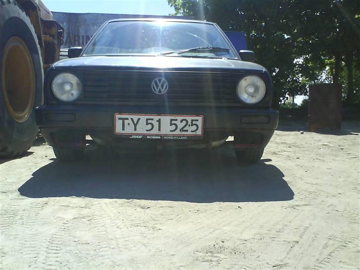 VW golf 2 TD - en skam med den bolled g 60 kofanger ;S billede 6