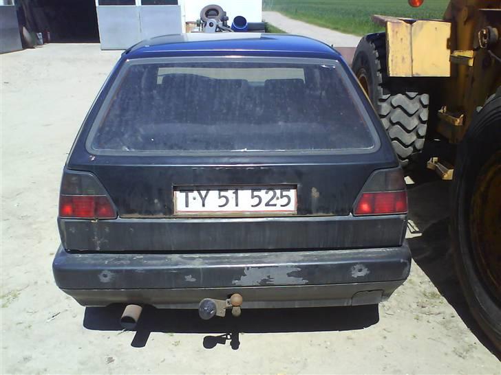 VW golf 2 TD - bag fra, grim bag klap! skal have den svejst om og have flytted nr pladen ned på kofangeren billede 7