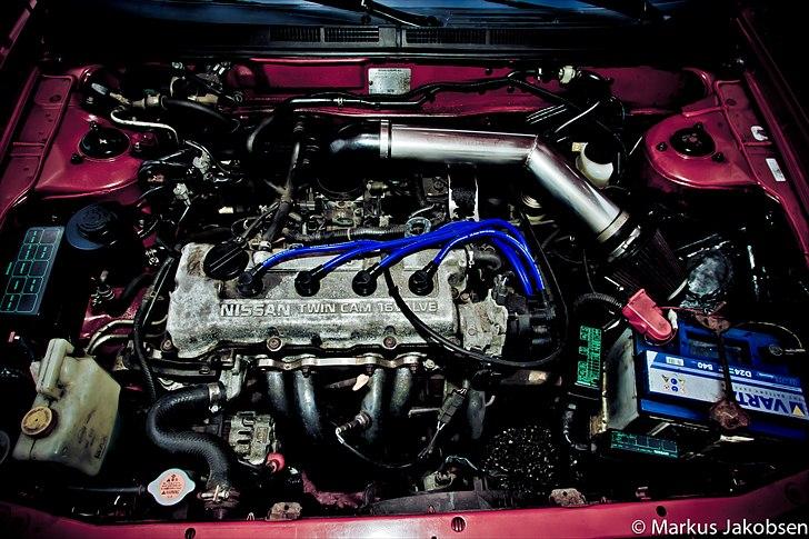 Nissan Almera 1,6 SR - (Solgt) - Motorrummet nu med KN injektion kit og banamanifold osv. billede 11