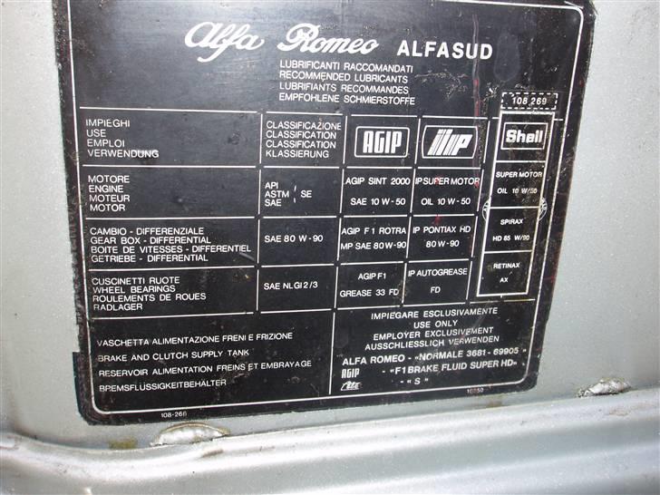 Alfa Romeo Alfasud 1,5 Ti billede 14