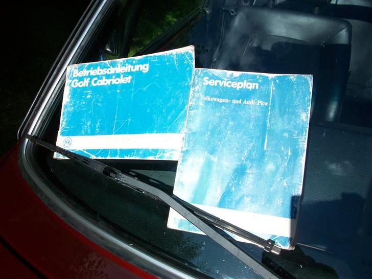 VW Golf I Cabriolet - servicebog :) billede 8