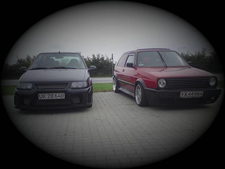 VW Golf 2 total skadet - min og Lillebror tino billede 8