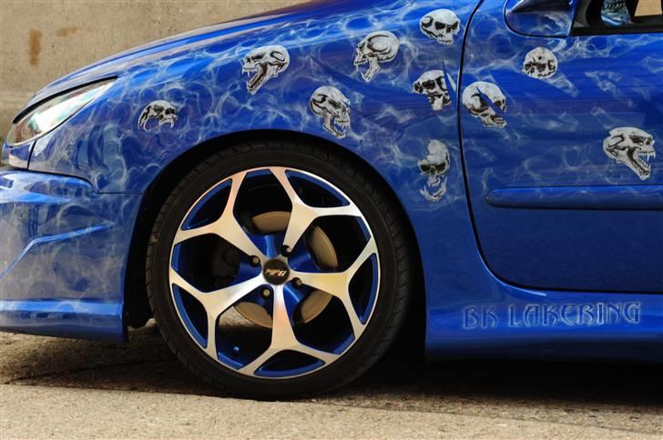 Peugeot 206 Skull - SOLGT - Ny lakering :-) billede 3