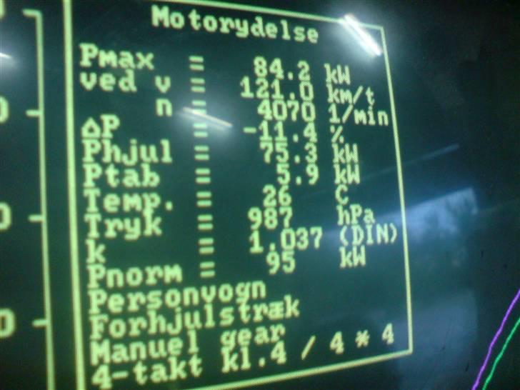 VW Golf 2 GTD ic. skrottet - 84,2 kw på motor og 75,3 på hjul billede 19