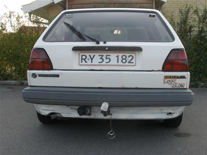 VW Golf II Rat SOLGT - Røde baglygter og Mercedes-stjerne... Low and Slow! billede 7