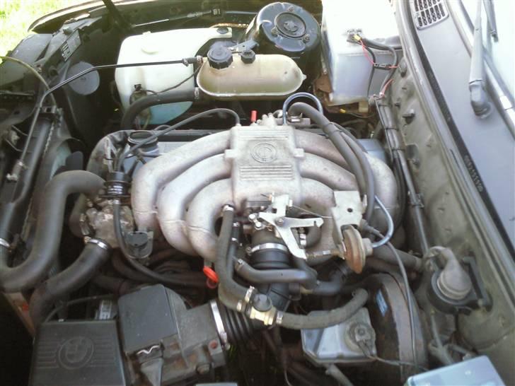 BMW E30 320I 2D - Lækkert motorrum.. :D billede 14