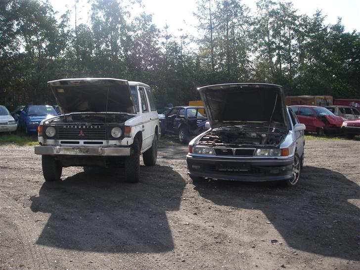 Mitsubishi galant gti 16v - Med en lidt større bil ved siden af.. q; billede 10