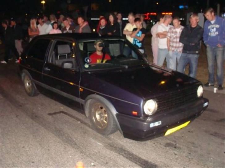 VW Golf 2 GTD -Byttet- - Damen og jeg var lige et smut på striben i esbjerg :p billede 7