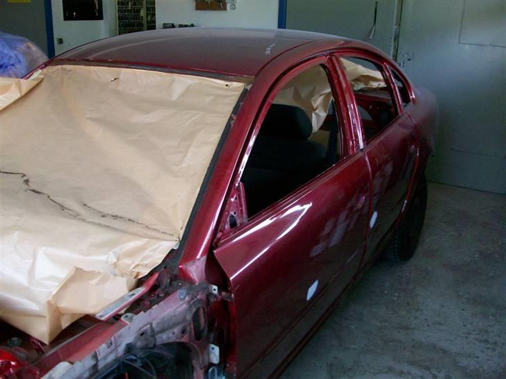 VW Passat TDI - Før bilen blev malet light brown metallic. Org farve kode LC8Y (ny CC farve) billede 6