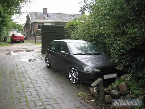 Fiat Punto 75 SX(Totalskadet) - Dette billede er lavet af min ven Rune B, her inde fra. billede 5