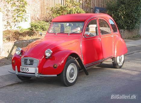 Citroën 2CV - Billede fra første og sidste gang vi solgte "vores" 2CV billede 1